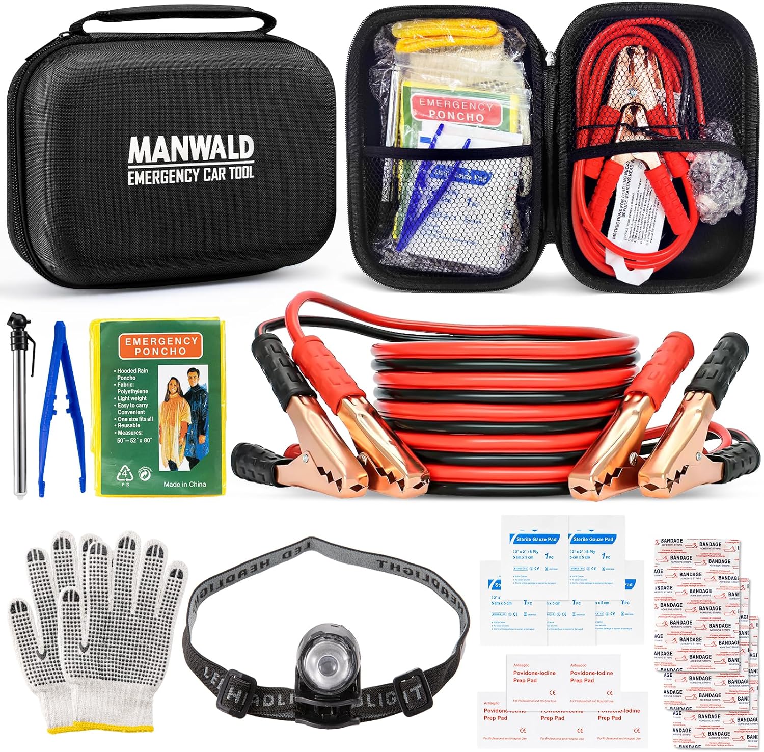 Articles essentiels pour un kit d'urgence de véhicule avant de prendre la route