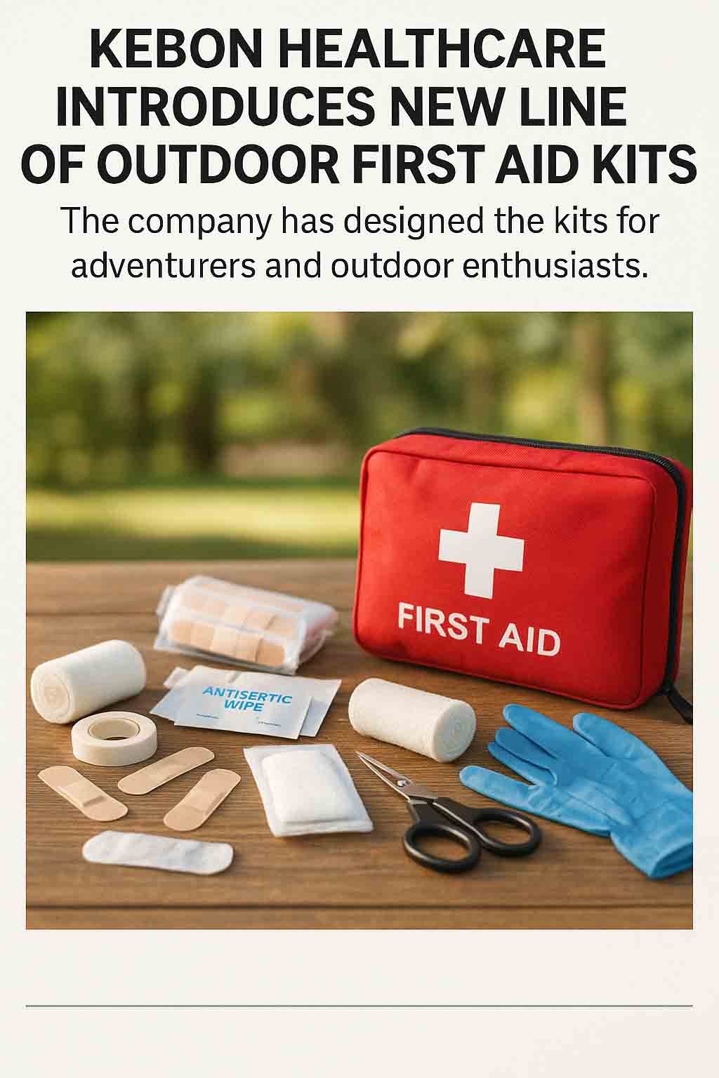 Kebon Healthcare introduit une nouvelle gamme de kits de premiers soins en plein air