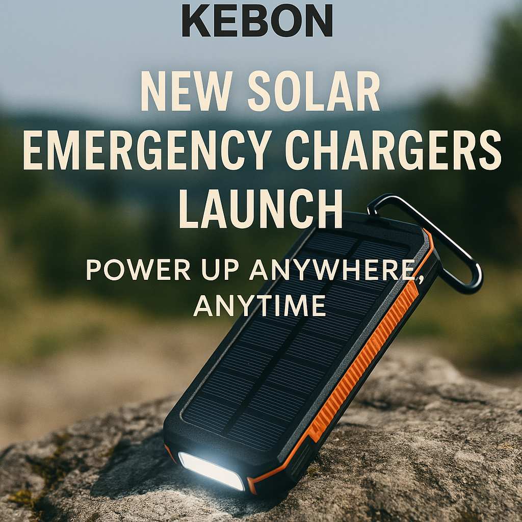 Nouveau lancement des chargeurs d'urgence solaire - Alimentation n'importe où, à tout moment