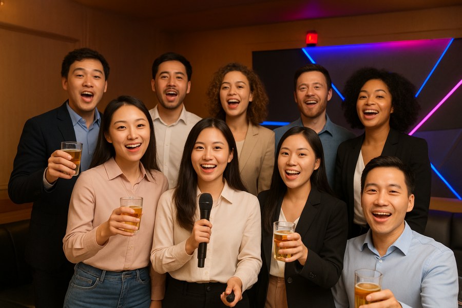 L'équipe de Kebon trouve son rythme à KTV Night!