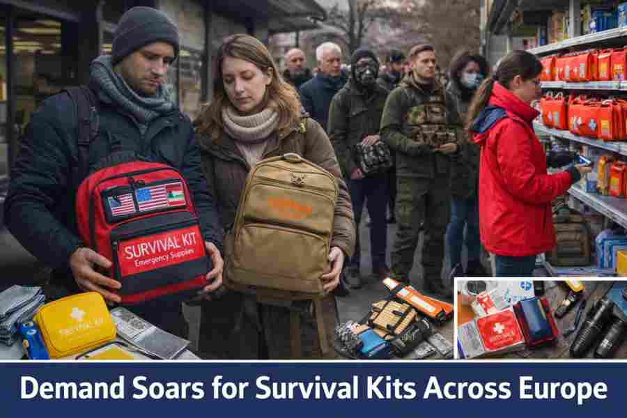 Pourquoi y a-t-il aujourd’hui une si forte demande de kits de survie en plein air à travers l’Europe ?