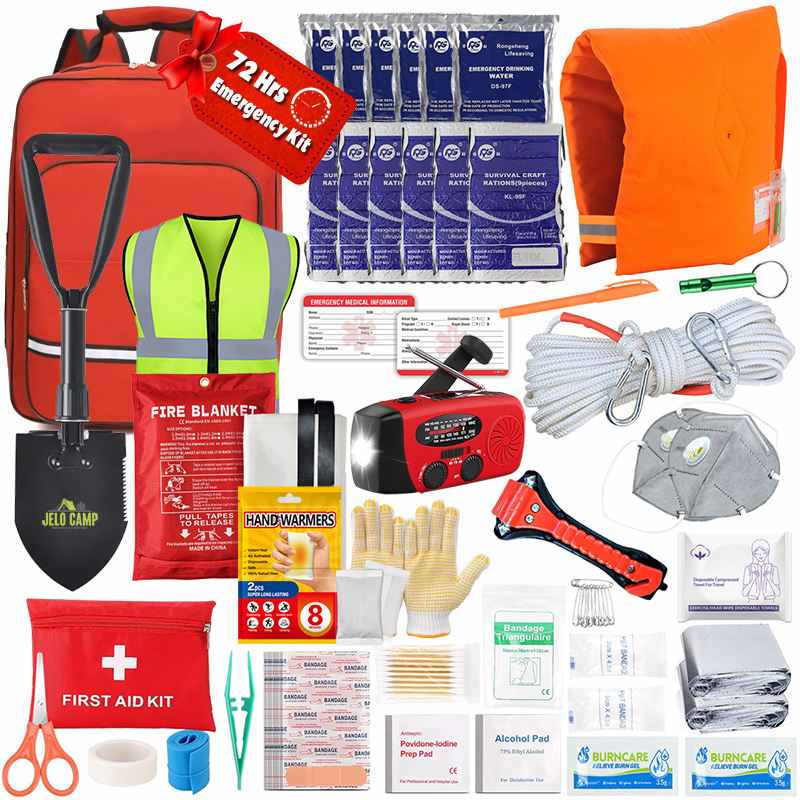 Qu'est-ce qui rend un sac à dos de survie en cas de tremblement de terre de 72 heures, un kit d'urgence en cas d'incendie, essentiel pour chaque foyer ?