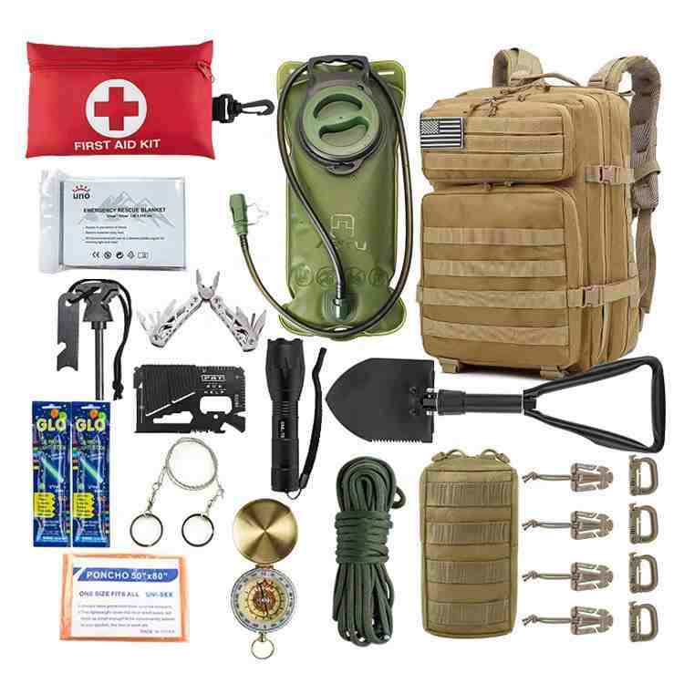 Kit de survie d'urgence tactique militaire 72H