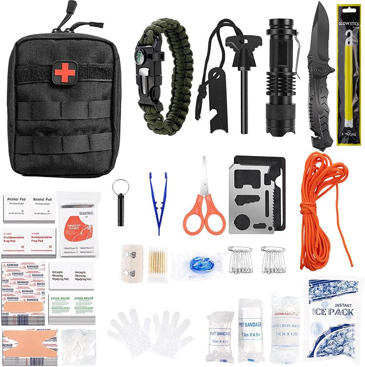 Kit de sécurité de survie en plein air