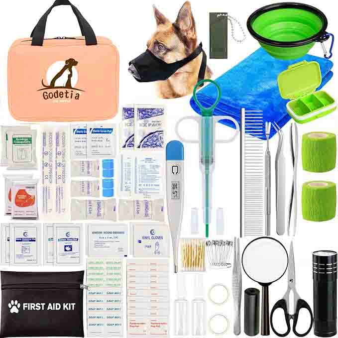 Telle de premiers soins portables pour les chiens et les chats