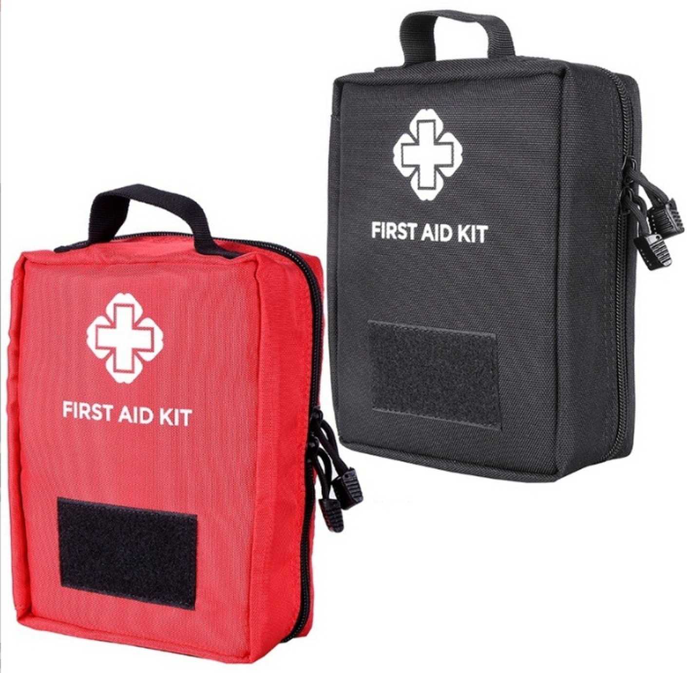 Petite trousse de premiers soins en plein air médical rouge professionnel rouge
