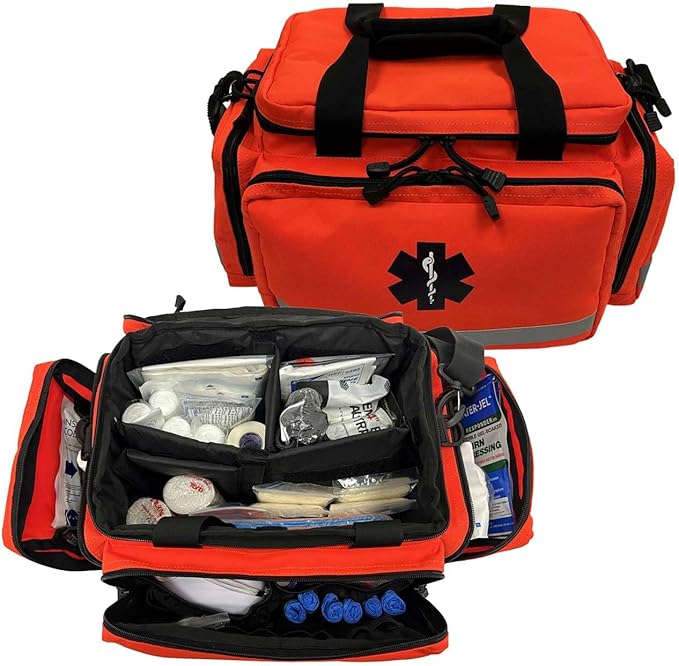 Trousse de premiers secours d'urgence pour véhicule – Sac de sauvetage et de traumatologie compact